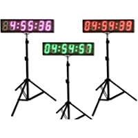 Los mejores  - EU 5&quot- 6 digits LED Countdown Clock Race Timing For Running Events APP With IR Remote
